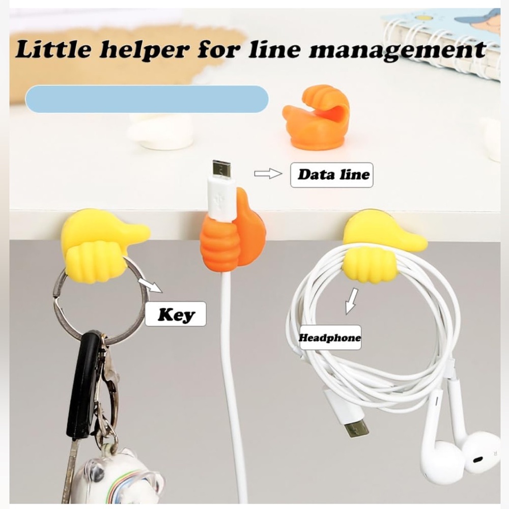 NWT 2 USB C to 3.5mm Audio Adapters PLUS Colorful Cord Organizer/Hanger Clips - Picture 13 of 16